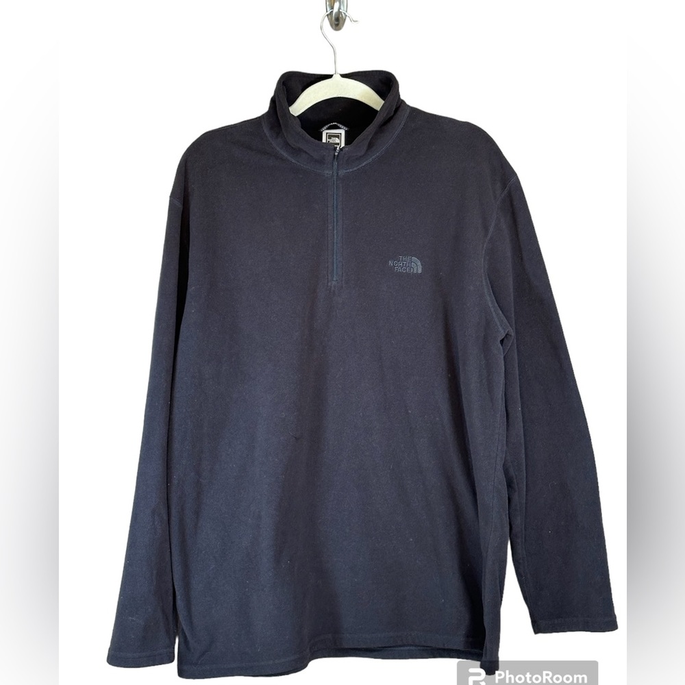 The North Face Black Fleece 1/4 Zip Pullover Men's XL